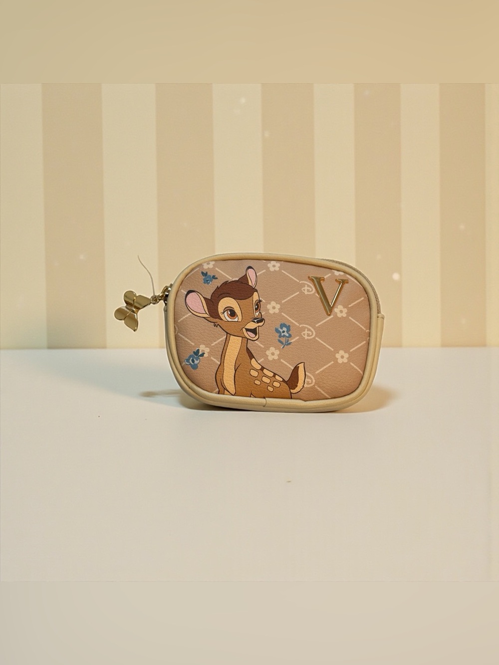 Disney Bambi Monogrammed Coin Purse, NWOT